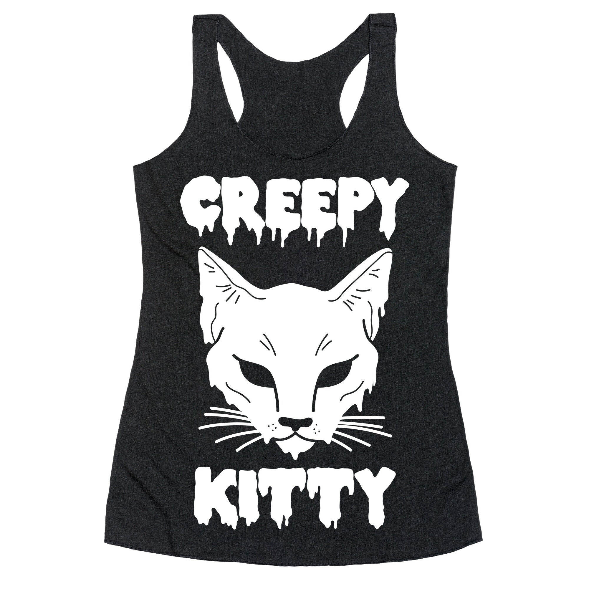 Creepy Kitty Racerback Tank